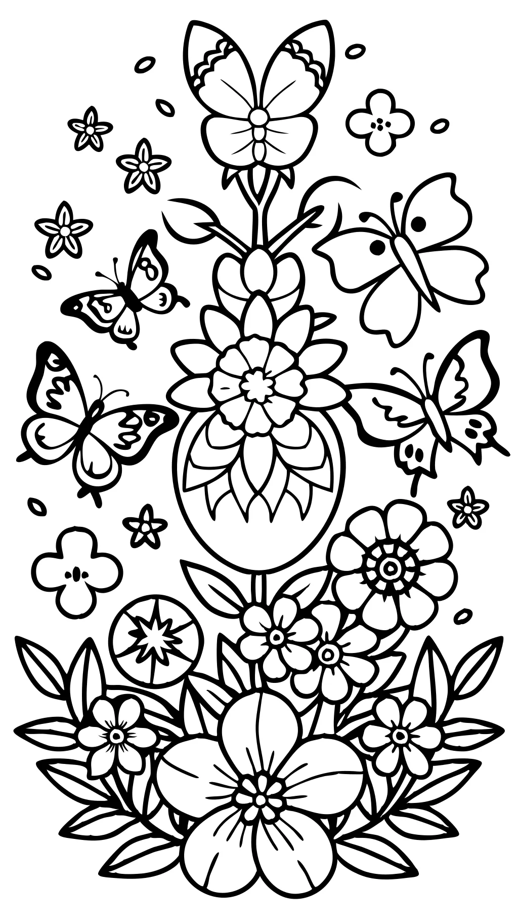 adult spring coloring pages